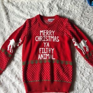 Authentic Home Alone ‘Merry Christmas Ya Filthy Animal’ sweater